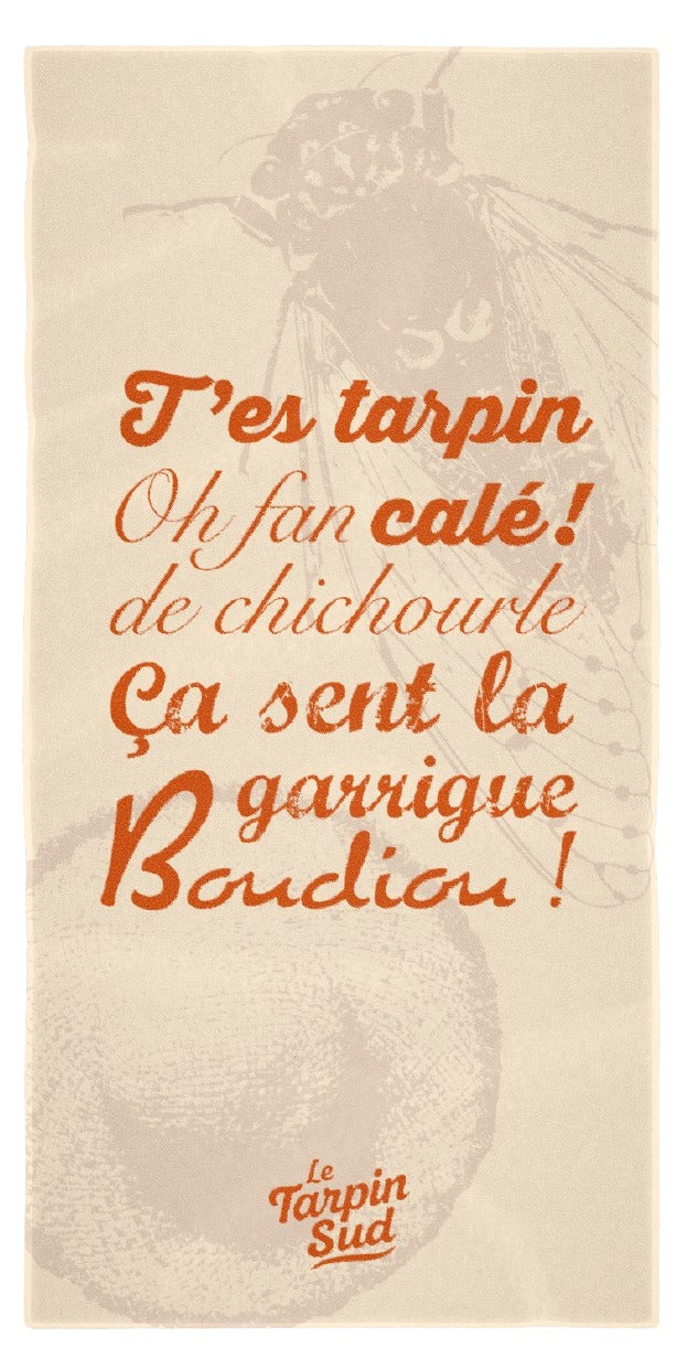 SERVIETTE "EN PLEINS CAGNARD Ô !"