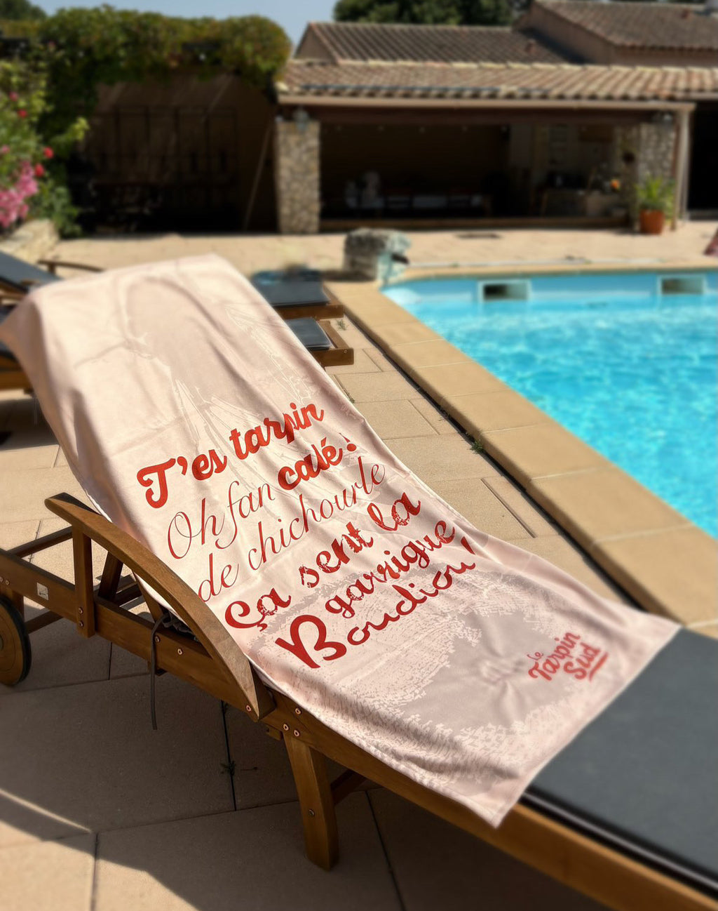 SERVIETTE "EN PLEINS CAGNARD Ô !"