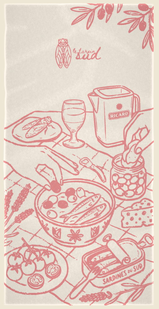 SERVIETTE "COLLAGE D'ÉTÉ"