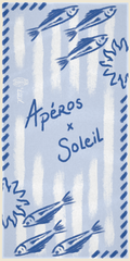 SERVIETTE "L'INSTANT SUD"